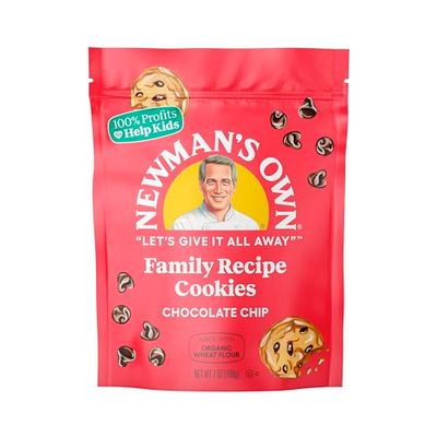 Newmans Own Cookies, Chocolate Chip, 7 Ounce Pack of 6