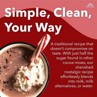 Mindful Nutrition Grandmas Organic Hot Chocolate Mix Peppermint Hot Chocolate