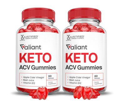 2 Pack Valiant Keto ACV Gummies Advanced Formula 1000MG Valant Keto Gummies Apple Cider Vinegar Formulated with Pomegranate Beet Juice Powder B12 Vegan Non GMO 120 Gummys