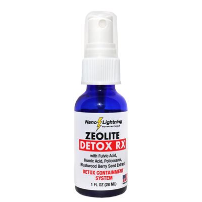 Nano Lightning Nutraceuticals Zeolite Detox Rx Zeolite Detox Nanotechnology Detox Supplement, Unmatched Purity, Superior Absorption Supplements, Blushwood Seed Extract