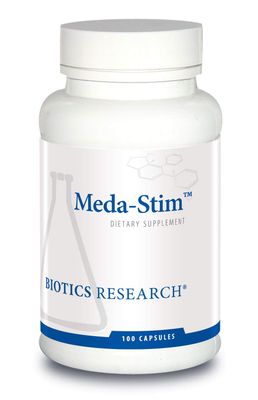 Biotics Research MEDA Stim Supports Endocrine Function, Nutritional Support for The Thyroid Gland, Healthy T3, T4, Thyroxine Levels, Metabolic Health. Contains Iodine, Selenium, Magnesium, 100 Caps