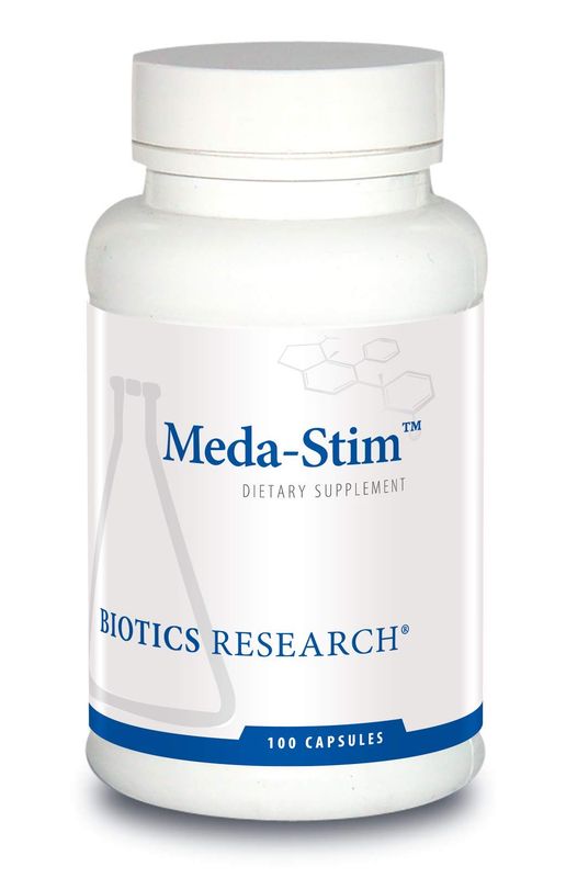 Biotics Research MEDA Stim Supports Endocrine Function, Nutritional Support for The Thyroid Gland, Healthy T3, T4, Thyroxine Levels, Metabolic Health. Contains Iodine, Selenium, Magnesium, 100 Caps