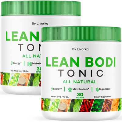 2 Pack Lean Body Tonic Powder, Lean Body Tonic, LeanBody Powder, LeanBodyTonic, Lean Body Powder, Lean Body Tonic Powder Advanced Formula, Lean Body Powder All Natural, 60 Servings for 2 Months