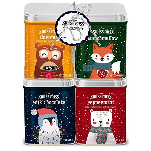 Swiss Miss Hot Cocoa Gift Tin, Assorted Flavors and Designs, 5.52 oz.