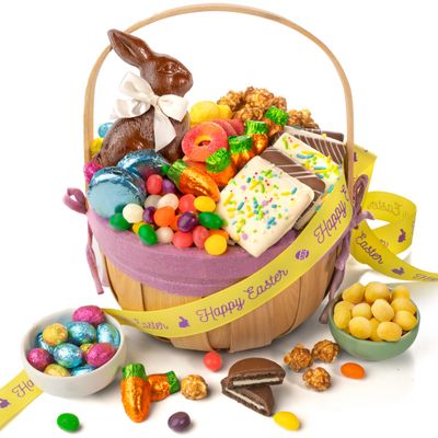 A Gift Inside Easter Chocolate Candy Sweets Gift Basket