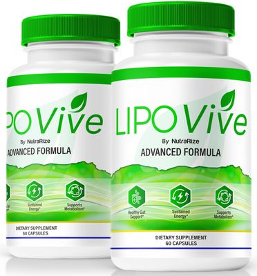 2 Pack LipoVive Capsules, Official Lipo-Vive Pro Advanced Formula to Support Energy Throughout The Day, Mounja Mounj Natural LipoViv Capsulas lipoviv Detox Cleanse Premium Ingredients 120 Capsules