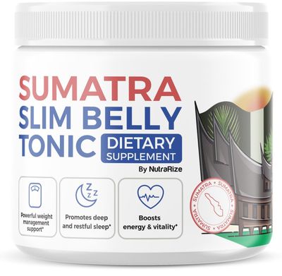 NutraRize Sumatra Slim Belly Tonic Powder - Dietary Supplement, All-Natural Maximum Strength Powder, Reviews 1 Pack