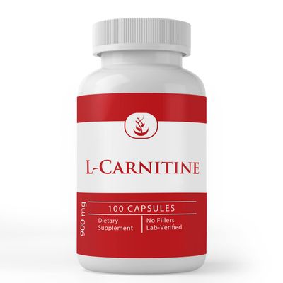 PURE ORIGINAL INGREDIENTS L-Carnitine, 100 Capsules Always Pure, No Additives or Fillers, Lab Verified