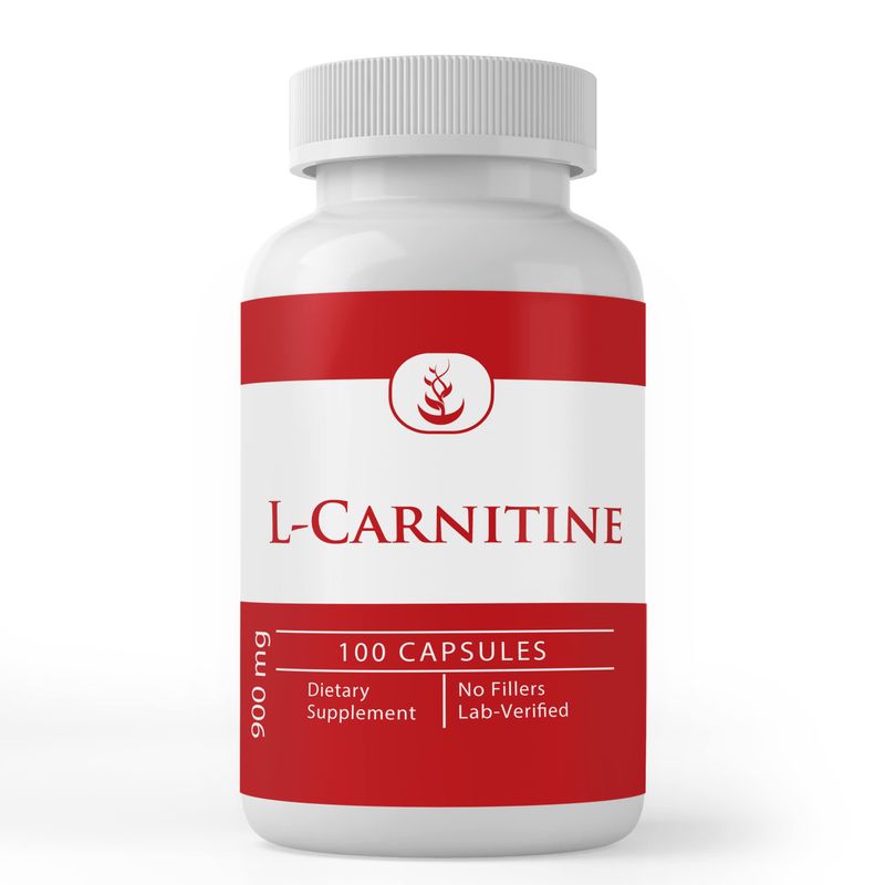 PURE ORIGINAL INGREDIENTS L-Carnitine, 100 Capsules Always Pure, No Additives or Fillers, Lab Verified
