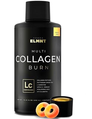Premium Liquid Collagen for Women Weight Loss Beauty w. Hyaluronic Acid, Biotin, L-Carnitine, Apple C Vinegar - Ultra Pure Multi Collagen Protein Shots Drink Hair Skin Liquid Vitamins - Colageno