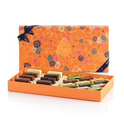 Venchi - Murrine Collection - Gift Box with Assorted Ingot Gianduiotto Chocolates - Milk, Extra Dark, Gianduja, White Salted, 7.86 oz - Gift Idea - Gluten Free