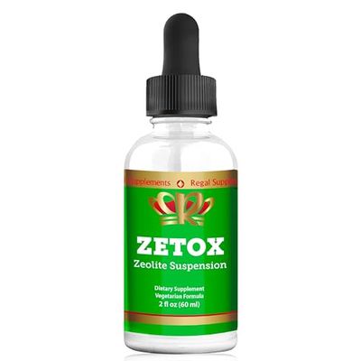 ZETOX Zeolite Detox for Kids and Adults Enhanced with Methyl Vitamin B12 and D3 Premium Grade Liquid Clinoptilolite Zeolite Drops Supports Gentle Daily Detox, Energy, and Focus 60 Servings