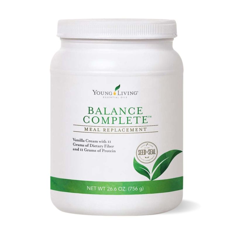 Young Living - Balance Complete 26.6 oz Nutrient-Rich Meal Replacement Superfood-Based Shake Muscle Growth Recovery Support Optimal Balance of Fiber, Protein, Minerals