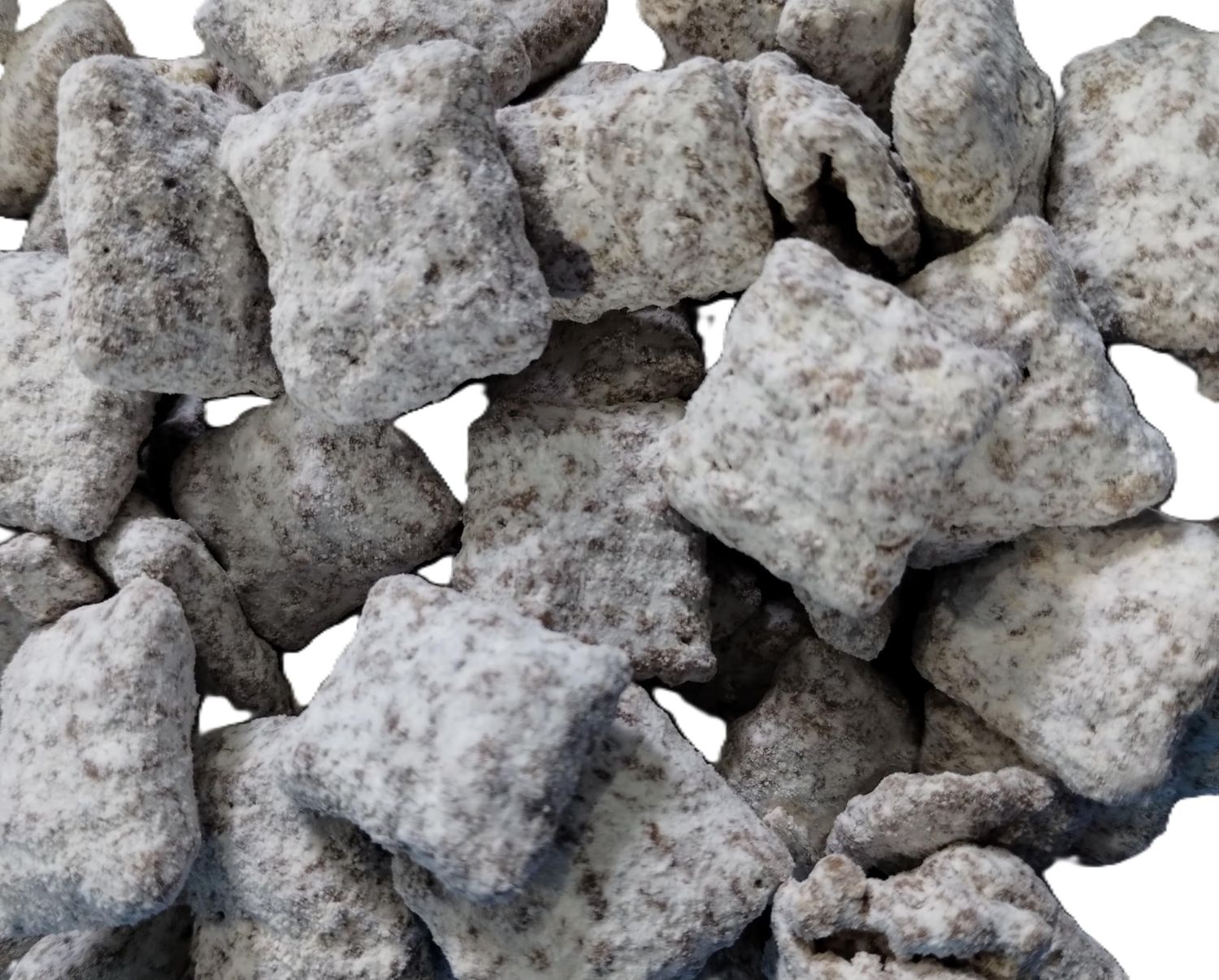 Chocolate Peanut Butter Filled Sugar Dusted Rice Cereal Snack Mix - 1 lb in a Resealable Bag to Ensure Freshness