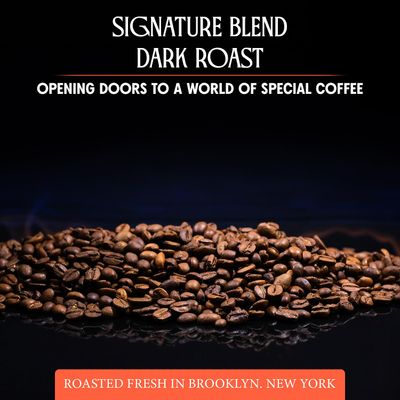 Nero Coffee Whole Bean, Smoky Bittersweet Chocolate, Cane Sugar, and Star Anise Dark Roast Coffee Beans, Specialty Coffee Beans 12 oz Bag, Freshly Roasted in Brooklyn, Kosher Certified