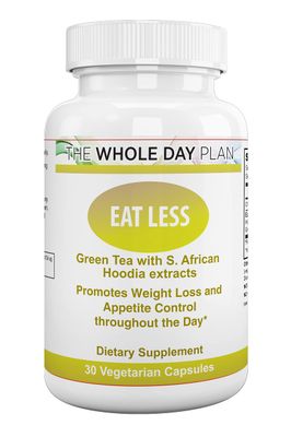 The WHOLE DAY Plan EAT LESS - Weight Loss Pills for Women and Men That Works Fast - Appetite Suppressant Fat Burning Supplements, 30 capsules, Made in USA