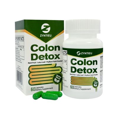 Zyntieu Colon Cleanser Detox Capsules, Gut Cleanse for Constipation Relief, Weight Management Capsules for Women Men, Bowel Movement Supplements 60 Capsules
