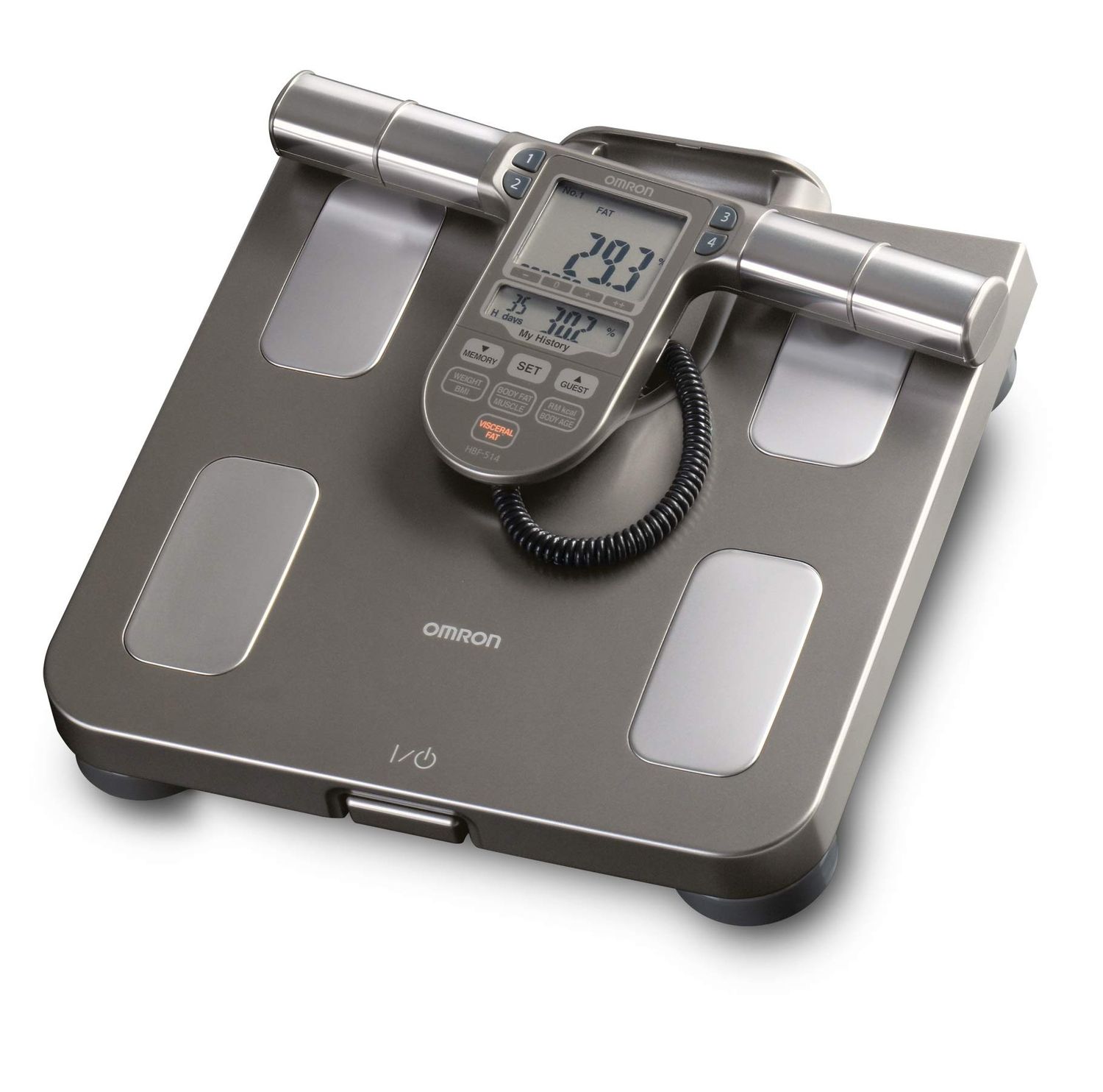 OMRON Body Composition Monitor Scale - Track Skeletal Muscle Mass LossGain, Weight up to 330 pounds, Visceral Fat, BMI and More Non-Bluetooth