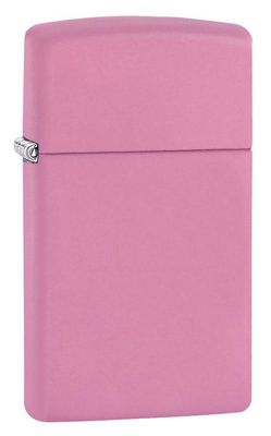 Zippo Slim Pink Matte Pocket Lighter