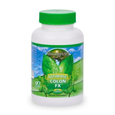 Youngevity Ultimate Colon FX - Proprietary Herbal Blend for Natural Colon Cleansing and Digestive Health Support - 90 Capsules Pack of 1
