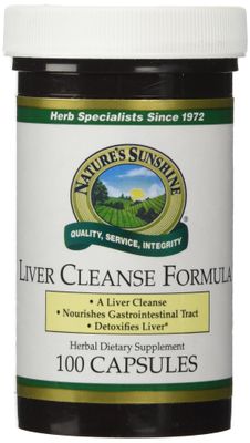 Natures Sunshine Liver Cleanse Formula, 100 Capsules A Blend of Herbs Designed to Nourish the Liver and Gallbladder Through Cleansing and Detoxification