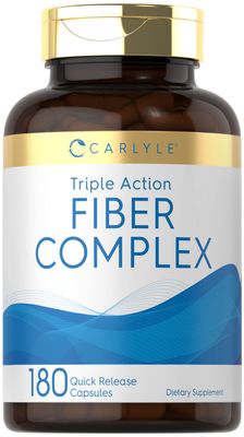 Carlyle Fiber Complex 180 Capsules Non-GMO Supplement Triple Action Fiber