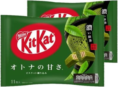Nestle Japan KitKat Adult Sweetness Rich Matcha 11pieces Pack of 2