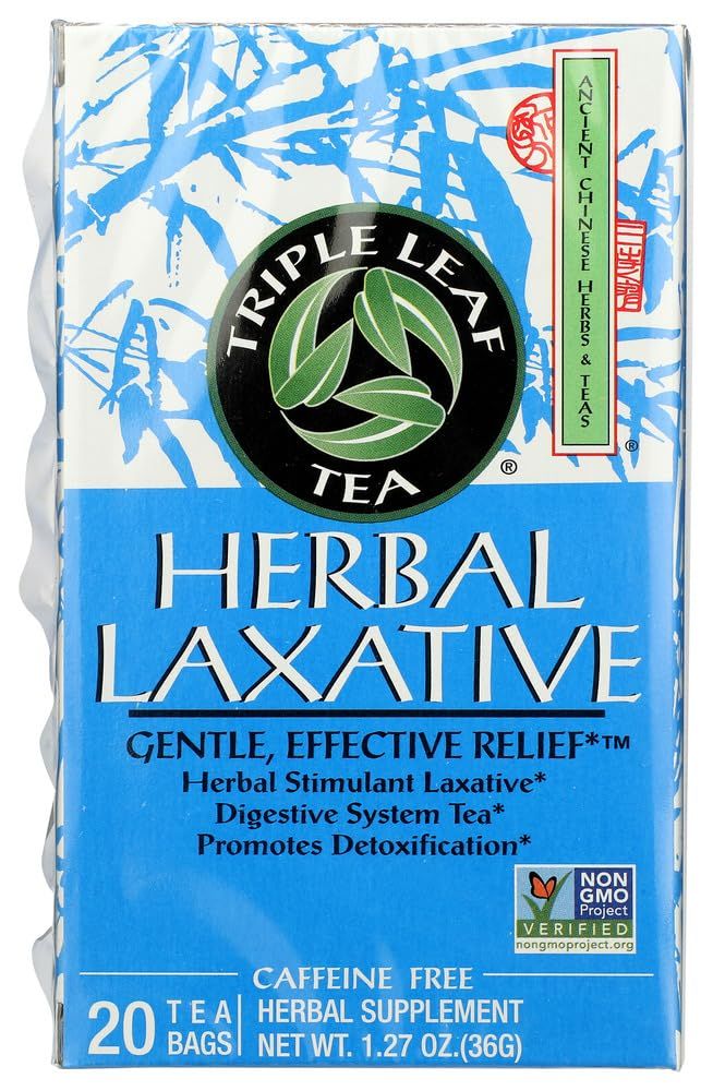 Triple Leaf Tea Herbal Laxative 20 Bag 6 Pack