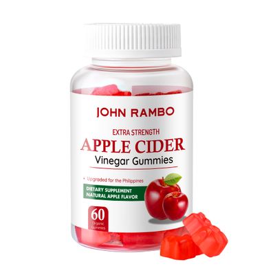 Apple Cider Vinegar Gummies for Gut Health - 60 Count - Vegan, Gelatin-Free Non-GMO with Vitamin B12, B6, Beet Root Pomegranate - Natural Energy Detox Supplement