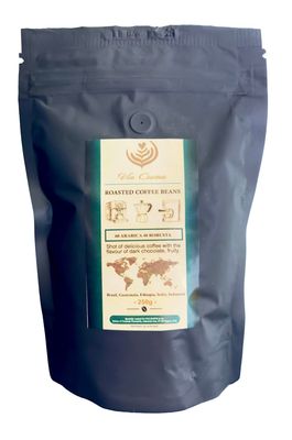 VIA CREMA 250 gr Coffee Beans Dark Chocolate Bag Coffe Beans