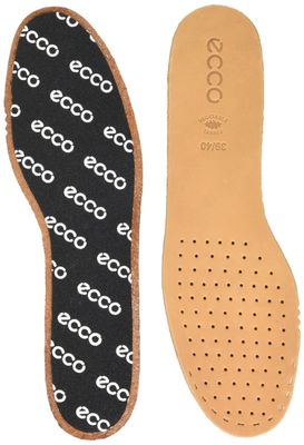 ECCO Womens Comfort Slim Leather Insole, Lion Perforated, 4-5.5