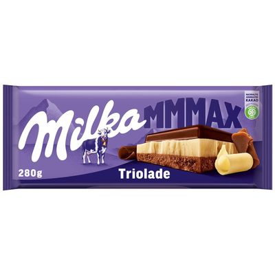 Milka Triolade 300g MilkWhiteDark Chocolate Combo 10.6oz