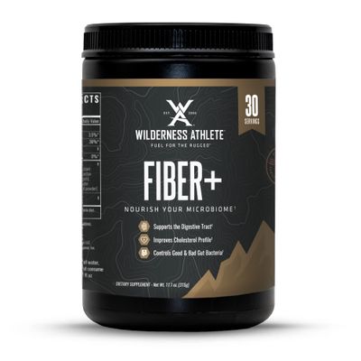Wilderness Athlete Fiber Soluble Insoluble Fiber Supplement for Women Men - Prebiotic Fiber Powder for Digestive Support - Daily Fiber Drink Mix - Dietary Fiber Powder Unflavored