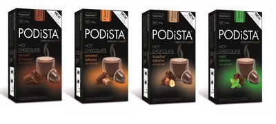 Hot Chocolate Nespresso Original Line Compatible Capsules Hot Cocoa Pods - Variety Pack - 4 Flavors 4 Boxes - 40 Pod Package