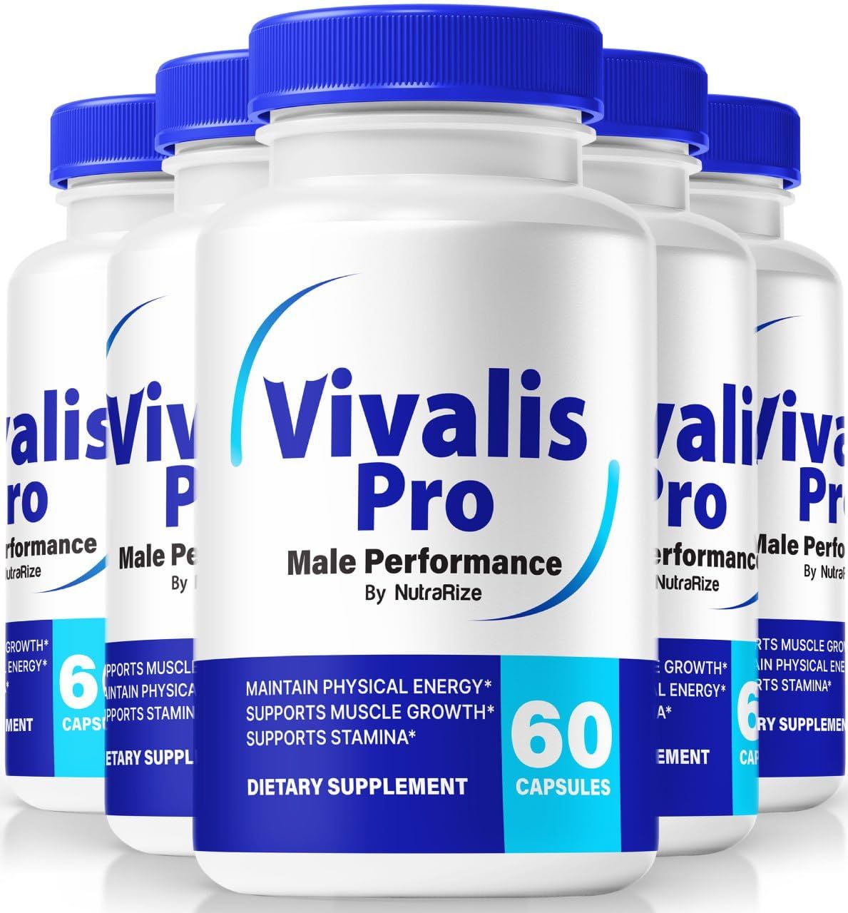 5 Pack Vivalis Pro Pills - Premium Formula for Fast Acting Energy, Endurance, and Performance, Vivalis Pro Capsules for an Active Balanced Lifestyle, Official Viva Lis Pro 300 Capsules