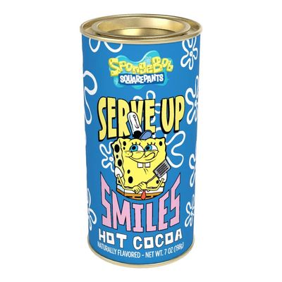 McStevens SpongeBob Squarepants Serve up Smiles Hot Cocoa 7oz Round Tin