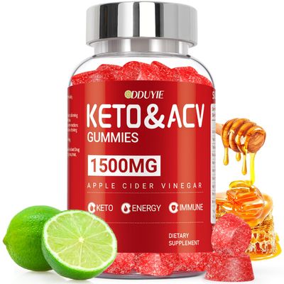 DDUYIE Brilhante Keto ACV Gummies - 1500mg Apple Cider Vinegar Gummies with Pomegranate Beetroot Vitamin B12 B6 - for Men Woman - GMO Free Vegan - 60 Count