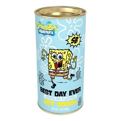 McStevens SpongeBob Squarepants Best Day Ever! Hot Cocoa 7oz Round Tin