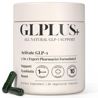 GLP-1 Supplement for Women and Men Hunger Metabolism Support - Expert Formulated to Support GLP1 Naturally Probiotic and Prebiotic 60 Capsules