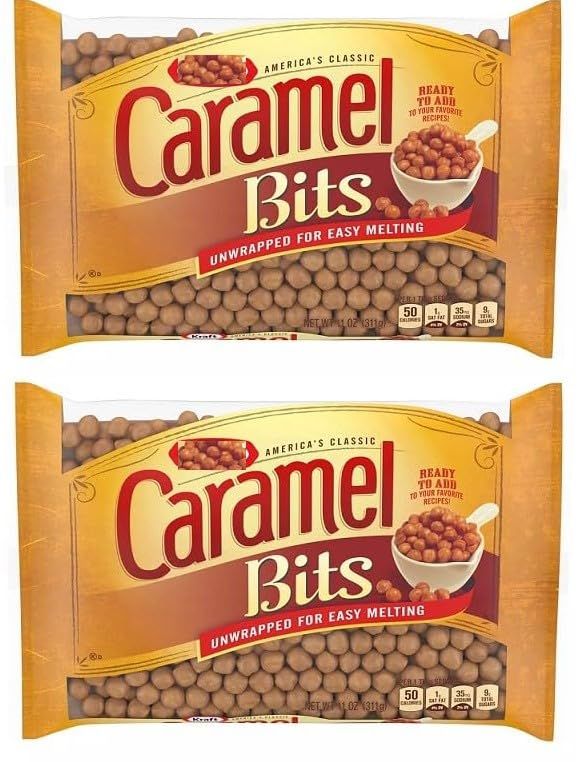 Pack of 2 Americas Classic Unwrapped Caramel Bits 11 oz Bags