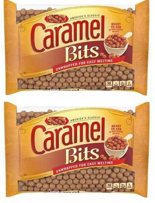 Pack of 2 Americas Classic Unwrapped Caramel Bits 11 oz Bags