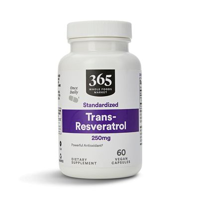 Whole Foods Market, Transresveratrol 250Mg, 60 Vegg Capsules