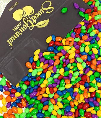 SweetGourmet Rainbow Candy Coated Chocolate Sunflower Seeds 2 Pounds