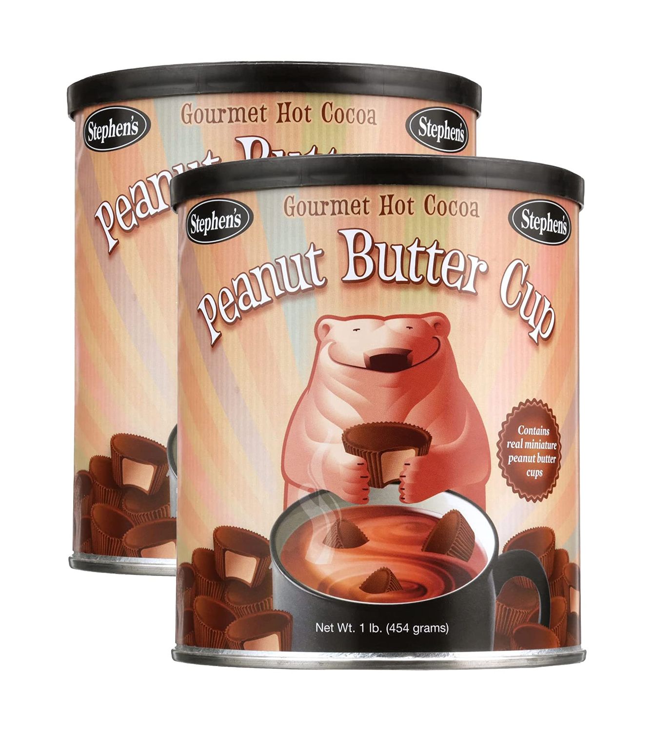 Stephens Gourmet Peanut Butter Cup Hot Cocoa, 14 oz Pack of 2