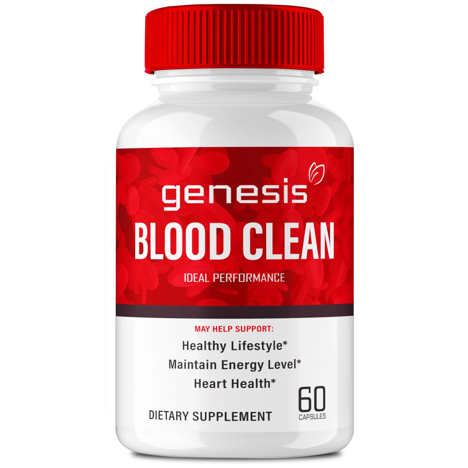 Genesis Blood Clean Capsules - Advanced Formula Supplement for Maximum Strength - Natural Blood Vessel Cleaner, GenesisBlood Clean Pills, GenesisBloodClean Pastillas Reviews 60 Capsules