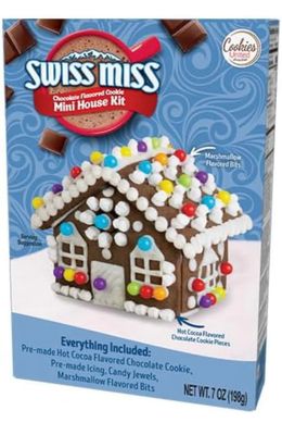 Swiss Miss Mini House Kit Chocolate Flavored Gingerbread Kit 7oz