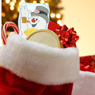 Sweetzo Festive Christmas Candy Bars, Snowman and Santa Shaped Solid Milk Chocolate, Stocking Stuffers - 2 Ounces Each Pack of 2