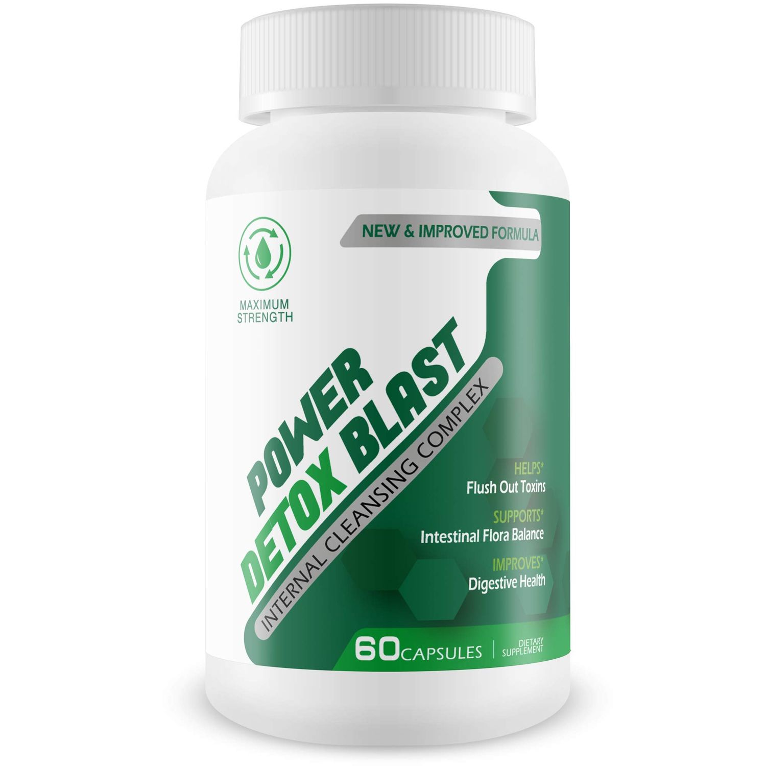 Power Detox Blast- Internal Cleansing Complex-Flush Toxins
