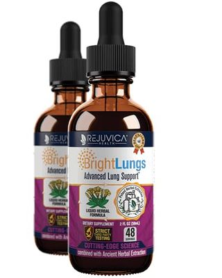 Bright Lungs - Lung Detox Support Supplement to Help Maintain Overall Lung Respiratory Health - Grindelia, Lobelia, Licorice, Wild Cherry More!