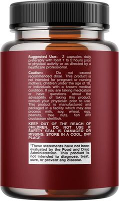 Horny Goat Weed For Women and Men - Herbal Complex Blend Supplement with Saw Palmetto Extract Ginseng Maca Root and Tongkat Ali Powder - Mens Prostate Health Supplement with Horny Goat Weed Extract
